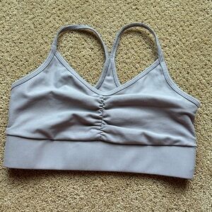 SAVVI Tan scrunch bra